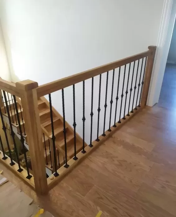 Отделка бетонной лестницы КП Иволги